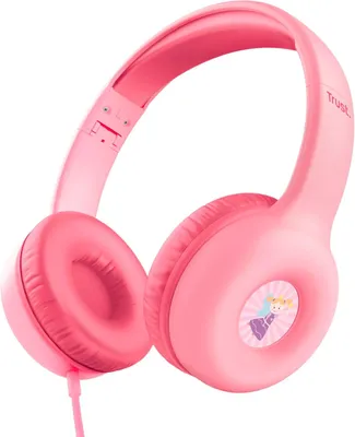 Produktbild von mit Kabel, Lautstärkenbegrenzer (85dB) für Kinderen ab 4 Jahre, On Ear Faltbares Headset mit Mikrofon, 3.5mm Klinke, Kopfhörer Kinder mit Aufkleber