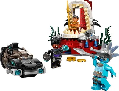 Image de LEGO 76213 Marvel Roi Namor Salle du trône, Black Panther Wakanda