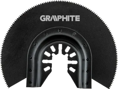 Produktbild von GRAPHITE Segmentsägeblatt HCS-Scheibe halbrund für Holz, 87 mm, 200 Zähne, Tauchsägeblatt