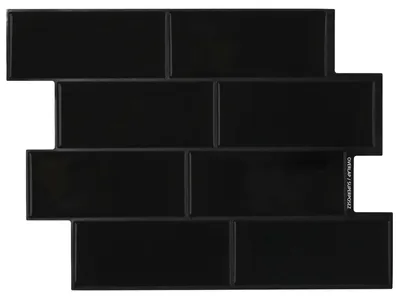 Obrázok produktu pre vidaXL Dlaždice 20 ks čierne 29 x 21 cm Polyuretán a PET