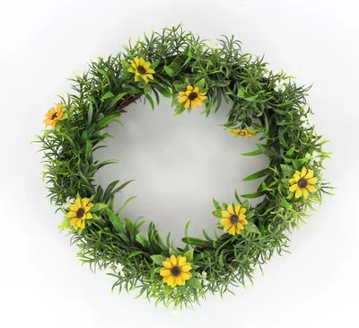 Produktbild von Deko Kranz Sonnenblume groß Ø 30 cm
