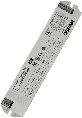 Produktbild von Osram QTz8 2X36, 30000 h, -15 - 50 °C, 50/60 Hz, 40 mm, 210 mm, 30 mm