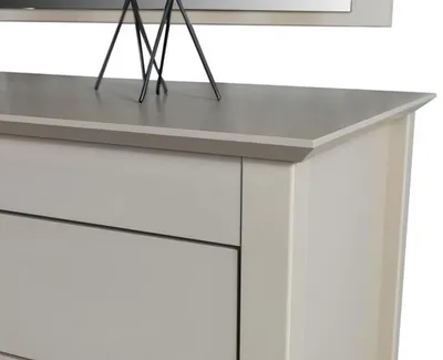 Obrázek produktu pro Ložnicový set velká šatní skříň + stylová komoda bílé dřevo