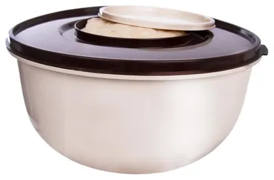 Image de Bol à mélanger pour cuisine - Bol avec couvercle - 5 litres - 27 cm - Plastique - LFGB