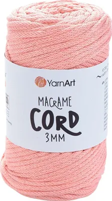Produktbild von Yarn Art Macrame Cord 3 mm 3 mm 85 m 767 Salmon Schnur