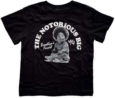 Produktbild von Notorious B.I.G. T-Shirt Baby Kids Black 3 Years