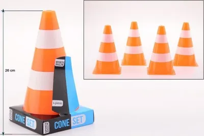 Obrázok produktu pre Kužele sada 4 ks 26 cm