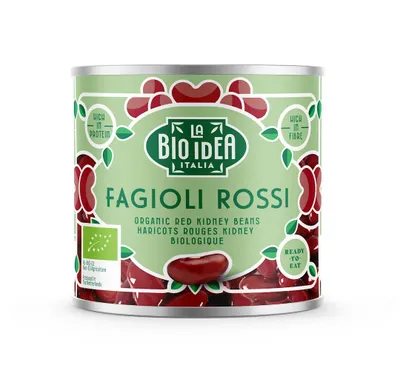 Productafbeelding van RODE KIDNEYBONEN IN BIOLOGISCHE MARINE, 200 g (120 g) - LA IDEA