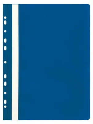 Image de Classeur bleu avec perforation européenne, 10 pièces