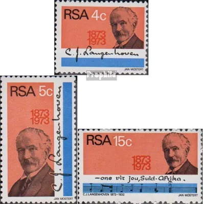 Produktbild von Briefmarken Südafrika 1973 Mi 424-426 (kompl.Ausg.) gestempelt C. J. Langenhoven