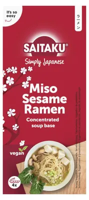 Productafbeelding van Saitaku Miso Sesam Ramen, geconcentreerde soepbasis, verpakking van 200 gram