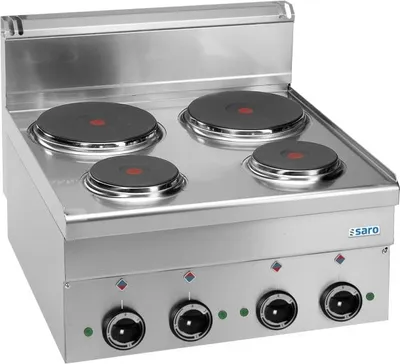 Produktbild von SARO Elektroherd, 4 Platten, Auftisch, 600 Line, E46