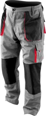 Zdjęcie produktu dla Yato Spodnie robocze Dan rozm. L, Spodnie, Szary, L, Polska, Bawełna, Poliester, 270 g/m²