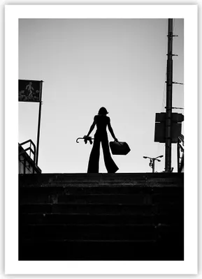 Produktbild von Poster - Poster ohne Rahmen - Schatten Fotografie Treppen - 50x70 cm - Wand Bild - Wanddeko - Wandbilder - Kunstposter - Wandposter - Bilder - Kunstdruck - Wanddekoration - Wandbild - P2XPA50x70-4365