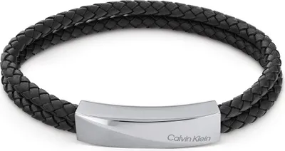 Image de Calvin Klein - 35000097 - Bracelet - Homme - Cuir - Noir - 19,5 cm