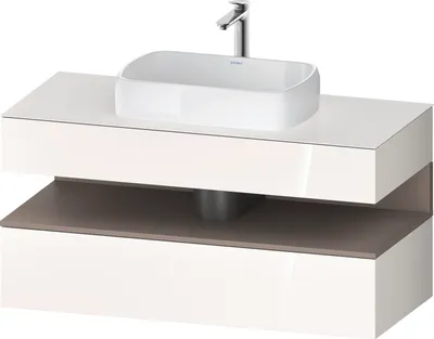 Produktbild von DURAVIT QA4732043220000 QTG KWTU WH Ek. 1200x550x600 Wß Hgl.