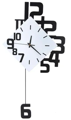 Imagen del producto de Solidchoice - Reloj de pared de hierro forjado, estilo nórdico, para interiores