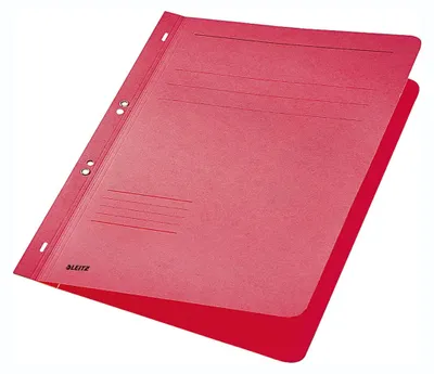 Produktbild von Leitz Cardboard Folder, A4, red, 23,8 cm, 30,5 cm, 40g, Rot