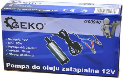 Obrázek produktu pro GEKO Mini čerpadlo na naftu 12V, 25l/min G00940