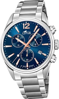 Image de Lotus mens montre sport acier inoxydable montre bracelet Khrono argent D2UL18690/2