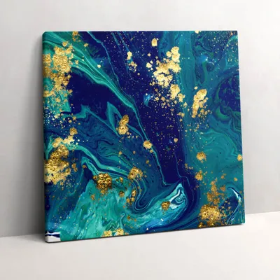 Produktbild von Modern art, abstraction – Leinwandbild Wandbild – 60x60 cm – Leinwandbilder – Wandbilder – Schlafzimmer – Flur