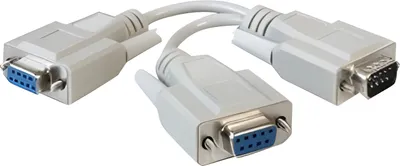 Immagine prodotto di DELOCK Cavo seriale D-Sub9 -> 2x D-Sub9 St/Bu/Bu 0,17 m