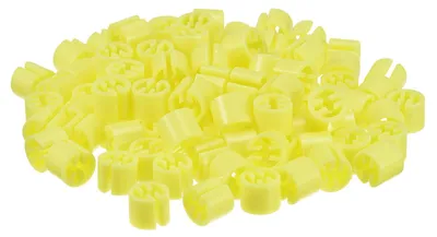 Kleiderbügel-Markierer, 3,5 mm, gelb, 200 Stück, rund