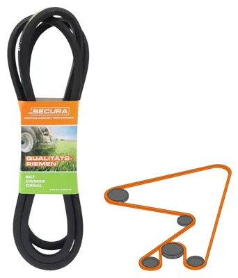 Produktbild von Keilriemen Rasentraktor passend Husqvarna CT135 ersetzt 532165555, 532402008