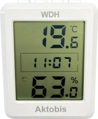 Zdjęcie produktu dla Termo-higrometr z zegarem WDH-TH205
