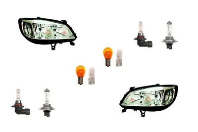 Immagine prodotto di Johns, fari alogeni anteriori per Opel Zafira A 99-05 Set di lampadine L R