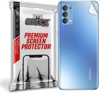 Produktbild von Folie auf der Rückseite GrizzGlass SatinSkin für Oppo Reno 4