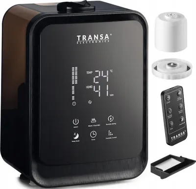 Produktbild von 4,5L Luftbefeuchter Mit Ionisierungs-Aromatherapie, Hygrometer, Timer Bis Zu 25M²