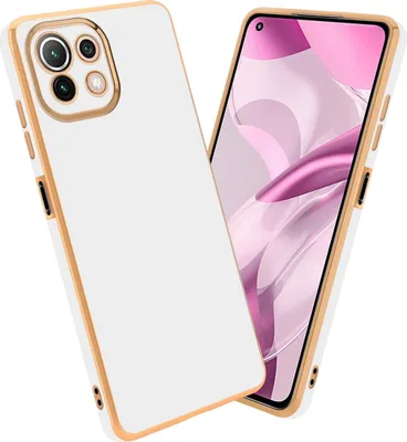 Zdjęcie produktu dla Etui ochronne Cadorabo do Xiaomi Mi 11 LITE (4G / 5G) / 11 LITE NE w kolorze białym etui na telefon komórkowy silikonowe etui ochronne na aparat TPU
