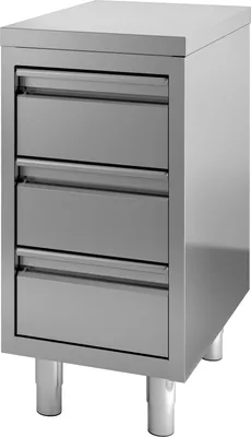 Produktbild von CHEFGASTRO 700 Arbeitstisch mit Schubladen 400 BxTxH 400x700x850mm