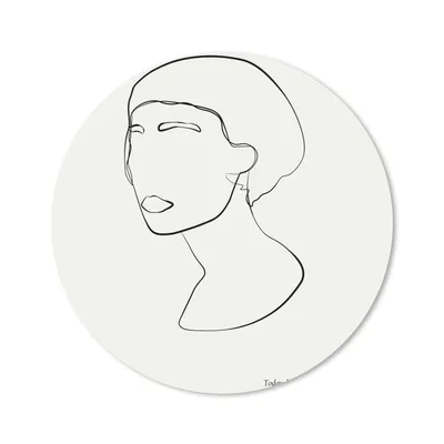 Produktbild von MuchoWow® Mauspad Mousepad Text - Frauen - Strichzeichnungen - Zitate 20x20 cm - Mousepads - Maus Mat - Pad - Mausunterlage - Schreibtischmatte