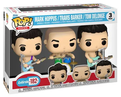 Produktbild von Blink 182 - Mark Hoppus Travis Barker Tom Delonge - Funko Pop! Vinyl Figur