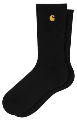 Immagine prodotto di carhartt wip Carhartt Wip Chase Socks Calzini in spugna - Black / Gold