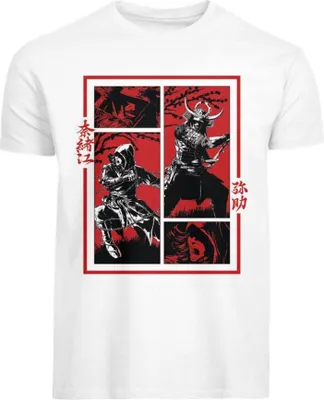 Produktbild von Assassin's Creed T-Shirt Herren Shadows weiß Fan-Merch, Gaming 100% Baumwolle M