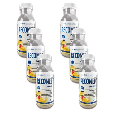 Image de 6 x RECOMED® DRINK source alimentaire complète goût mangue Activlab Pharma