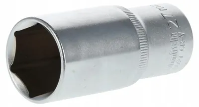 Produktbild von Schmith Steckschlüssel-Einsatz Sechskant lang AS-DRIVE 1/2 Zoll 27 mm aus CrV Stahl Profi Werkstatt Werkzeug