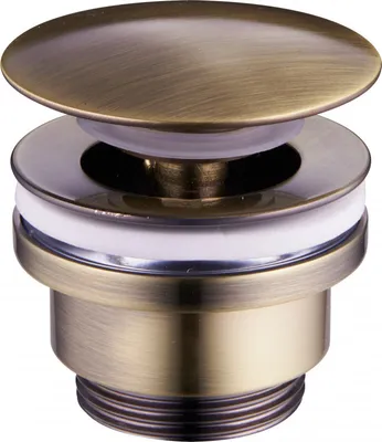 Obrázok produktu pre Mexen odtoková zátka click-clack univerzálna, antický bronz - 79930-30