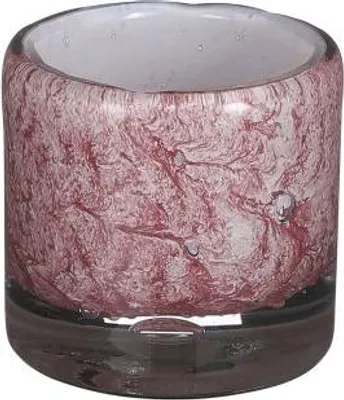 Produktbild von Mica Glas Vase Estelle zylinder hellrosa, 8 x 8,5 cm
