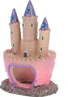 Obrázek produktu pro Resin Cartoon Castle Mould Ornamenty Krajina Dekorace pro akvarijní ryby Reptile Tank