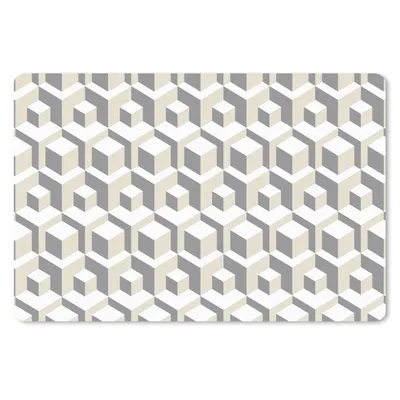 Produktbild von MuchoWow® Mauspad Mousepad Würfel - 3D - Muster 27x18 cm - Mousepads - Maus Mat - Pad - Mausunterlage - Büroartikel - Desk Matten