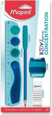 Immagine prodotto di Maped 981889 Maped KIDY learn CONCENTRATION-Set, 4-teilig, Blisterkarte