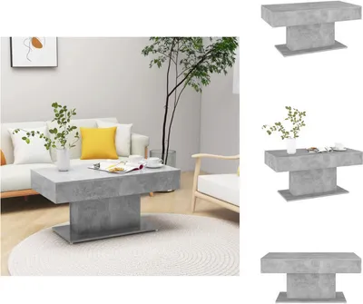 Zdjęcie produktu dla vidaXL Stolik kawowy betonowy szary 96x50x45 cm materiał drewnopochodny - Stoliki kawowe