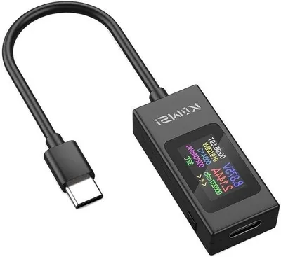 Produktbild von USB C Multimeter 4-30 V 0-65 A LCD Voltmeter