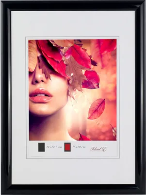 Produktbild von Art Line Kunststoff Bilderrahmen Wanddeko Collage Poster Fotorahmen Bildträger Lifestyle - Farbe: Schwarz | Format: 29,7x42 (DIN A3)