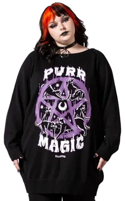 Produktbild von Killstar Strickpullover - Purr Magic L