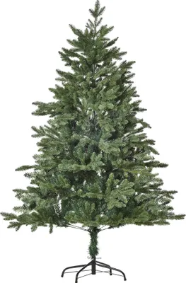 Produktbild von künstlicher Weihnachtsbaum 1,5 m Christbaum Tannenbaum PVC PE Metall Grün Ø105 x 150 cm